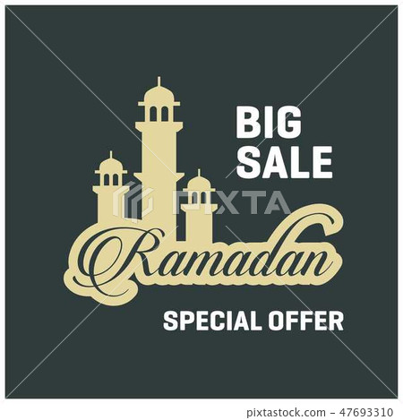 Big Sale Ramadan Kareem Special Offer Green backgr 47693310