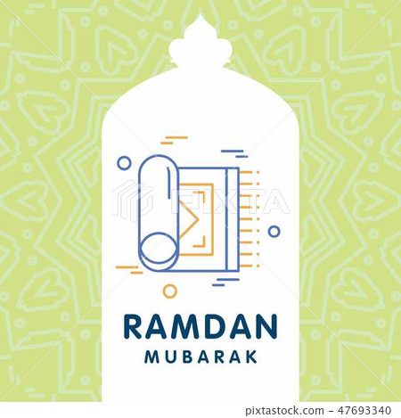 Ramadan Kareem Vector Background. calligraphy gree Ramadan Kareem Vector Background. calligraphy gree 47693340