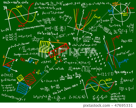 Blackboard Symbols 47695331