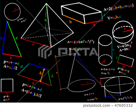 Blackboard Symbols Blackboard Symbols 47695332