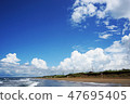 Ishikawa Chisatohama Beach and sky 47695405