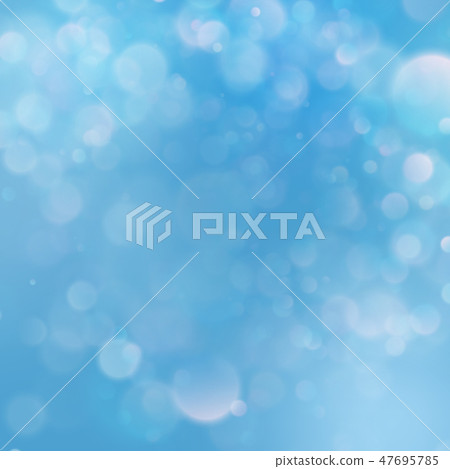 Abstract blue sky background with blur bokeh light effect. EPS 10 47695785