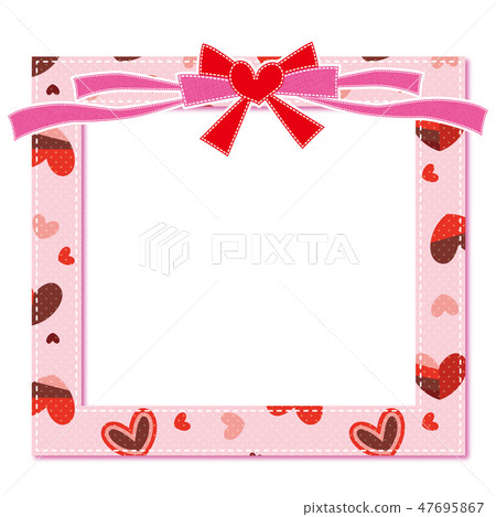 Heart's frame photo frame - Stock Illustration [47695867] - PIXTA