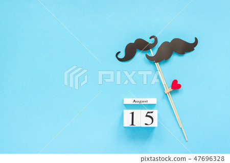 Couple paper mustache props 15 August Couple paper mustache props 15 August 47696328