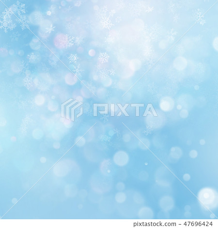 Christmas abstract template. Light background with snowflakes and stars. EPS 10 47696424