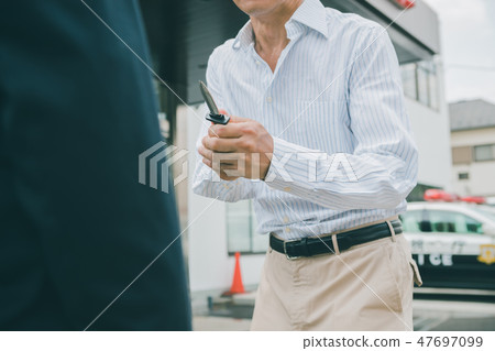 刀具 罪犯 警官 47697099