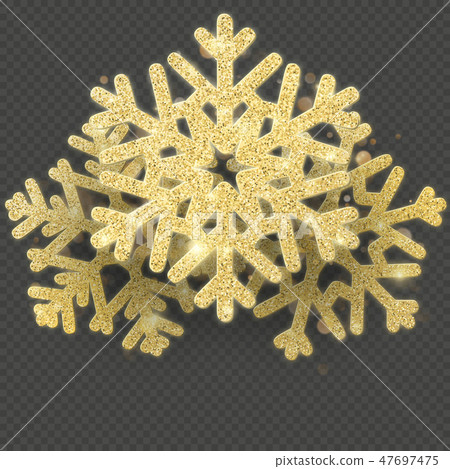 Christmas card template with shining gold snowflakes overlay object. EPS 10 Christmas card template with shining gold snowflakes overlay object. EPS 10 47697475