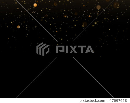 Overlay effect for luxury greeting rich card. Star dust light on black background. EPS 10 47697658