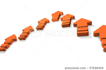 Arrow that rises in cooperation (Abstract) Arrow that rises in cooperation (Abstract) 47698404