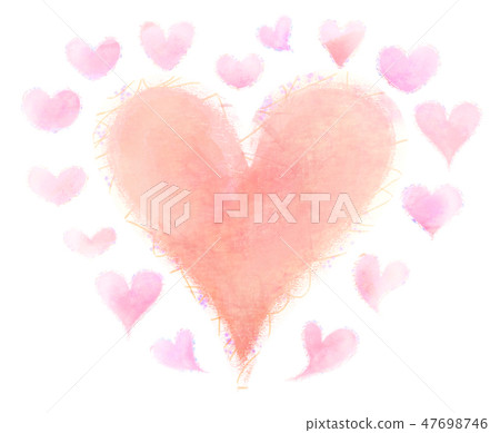 Red big heart Red big heart 47698746