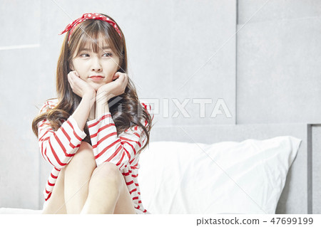 旅遊，度假，放鬆，年輕女子 47699199