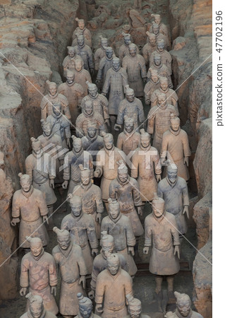 Warriors of famous Terracotta Army in Xian China 47702196