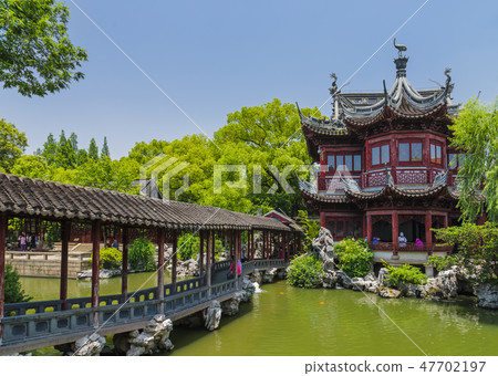 Garden of Happiness in center of Shanghai China Garden of Happiness in center of Shanghai China 47702197