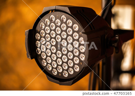 The photo of a big light searchlight 47703165