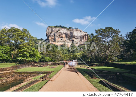 Sigiriya rock in Sri Lanka 47704417