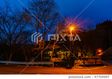 Ubuyama Onsen的夜景[熊本縣阿蘇郡Ubuyama村] 47704997