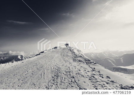 Top station of ropeway 47706159