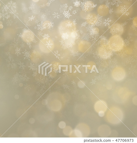 Christmas and New Year abstract gold bokeh background. EPS 10 47706973