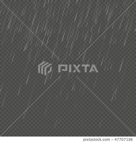 Rain isolated realistic anglewise effect.... - Stock Illustration ...