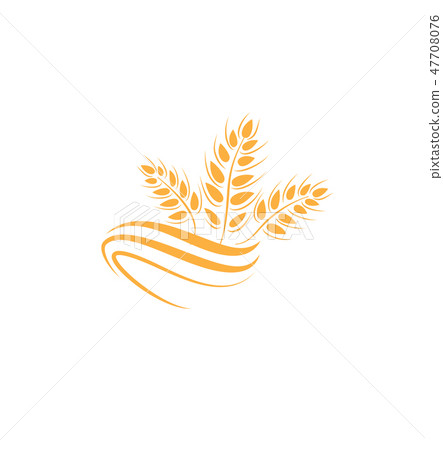 Wheat icon agriculture farm logo natura grain sign Wheat icon agriculture farm logo natura grain sign 47708076