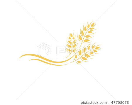 Wheat icon agriculture farm logo natura grain sign Wheat icon agriculture farm logo natura grain sign 47708078