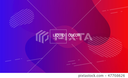 Liquid gradient colorful geometric background. Liquid gradient colorful geometric background. 47708626