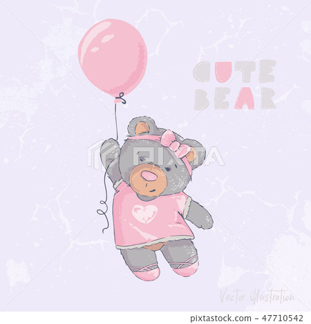 Cute and sweet bear 47710542