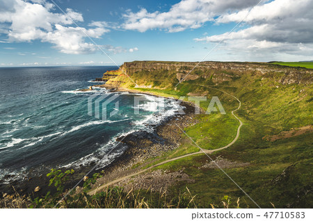 Northern Ireland shoreline overview. Northern Ireland shoreline overview. 47710583