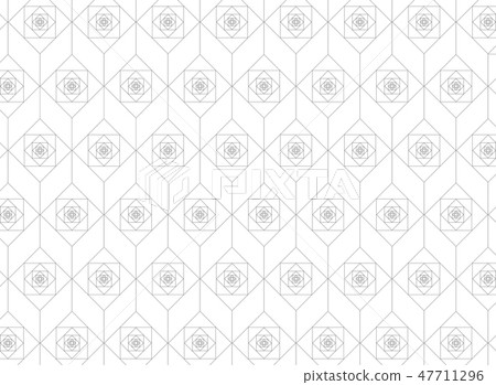 Abstract modern square geometric line pattern. Abstract modern square geometric line pattern. 47711296