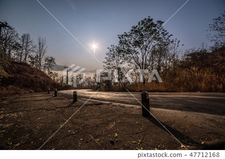 Beautiful road on the mountain Beautiful road on the mountain 47712168
