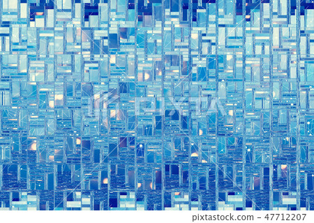 Abstract background illustration with repeated boxes pattern 47712207