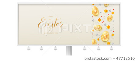 Billboard with three-dimensions Easter decorative Billboard with three-dimensions Easter decorative 47712510