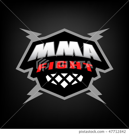 Mixed martial arts logo. Mixed martial arts logo. 47712842