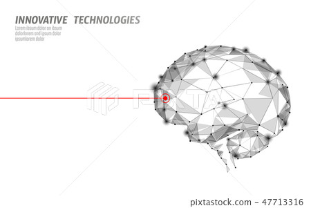 Brain treatment low poly 3D render. Drug nootropic human ability stimulant smart mental health Brain treatment low poly 3D render. Drug nootropic human ability stimulant smart mental health 47713316