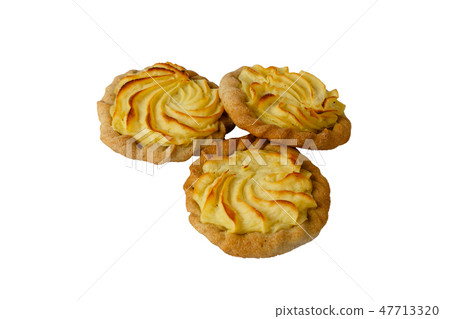 three cheesecakes with potatoes three cheesecakes with potatoes 47713320
