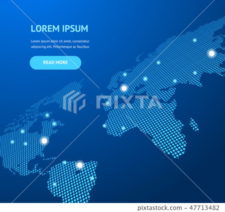 Social Network Business Concept Card Background. Vector Social Network Business Concept Card Background. Vector 47713482