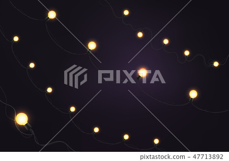 Glowing lights vector clipart Glowing lights vector clipart 47713892