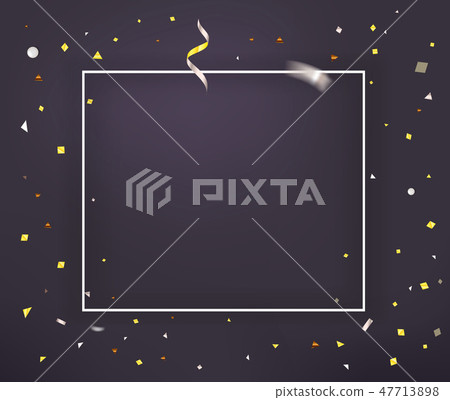 Vector horizontal greeting card template Vector horizontal greeting card template 47713898