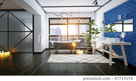 modern loft bathroom design. modern loft bathroom design. 47714159