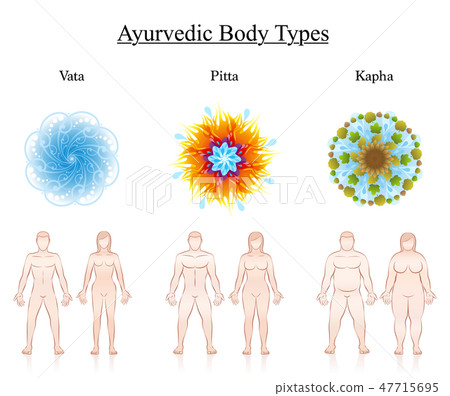Body Constitution Types Couples Ayurveda Symbols Body Constitution Types Couples Ayurveda Symbols 47715695
