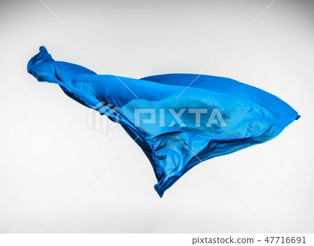 abstract blue fabric in motion abstract blue fabric in motion 47716691