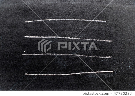 White chalk hand drawing in line shape White chalk hand drawing in line shape 47720283