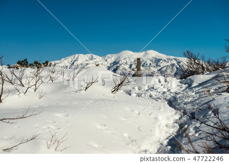 Snowy landscape of Takeshi mountain Snowy landscape of Takeshi mountain 47722246