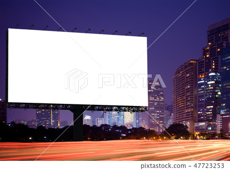 advertising or Blank billboard advertising or Blank billboard 47723253