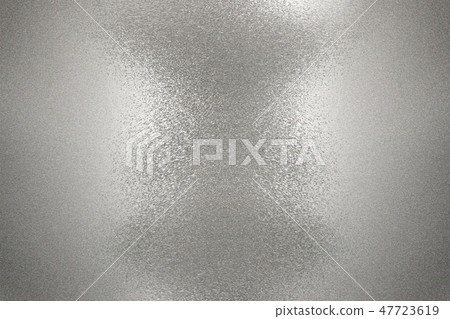 Reflection on rough silver wall surfaces, abstract 47723619