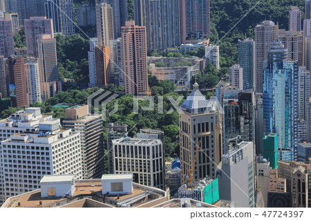 Hong Kong, China view of the IFC 47724397