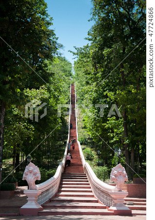 Stairway to Khao kradong forest park, Buriram 47724866
