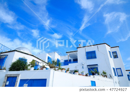 Tunisian Blue Townscape Sidibuside Tunisian Blue Townscape Sidibuside 47724927