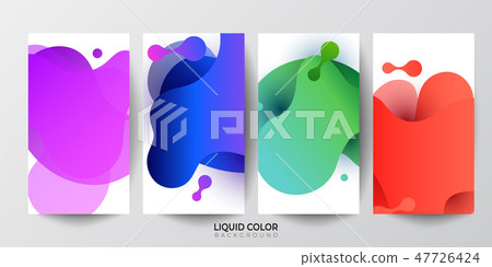 Dynamic plastic liquid gradient waves banner Dynamic plastic liquid gradient waves banner 47726424