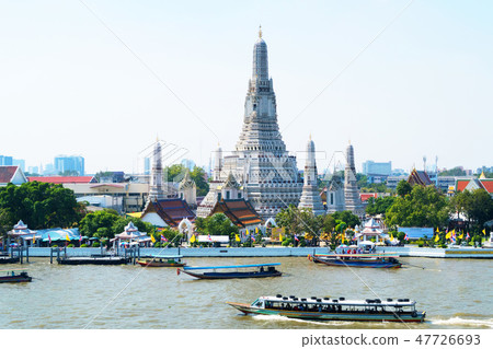 Wat Arun of Bangkok, Thailand (after restoration work / taken in 2018) Wat Arun of Bangkok, Thailand (after restoration work / taken in 2018) 47726693